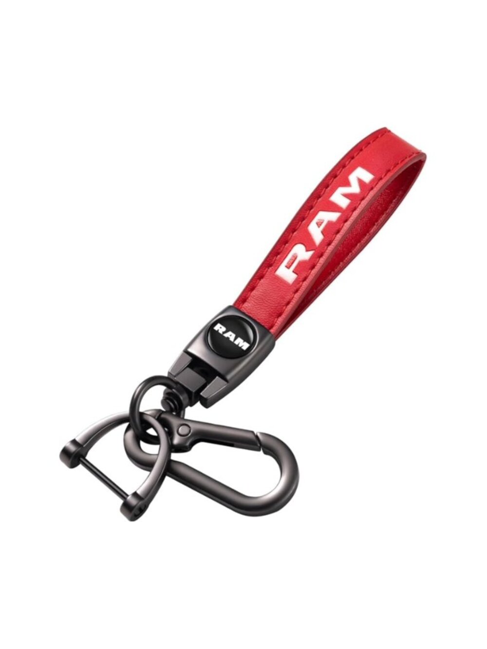 Leather Car Key Chain with Key Ring Accessories